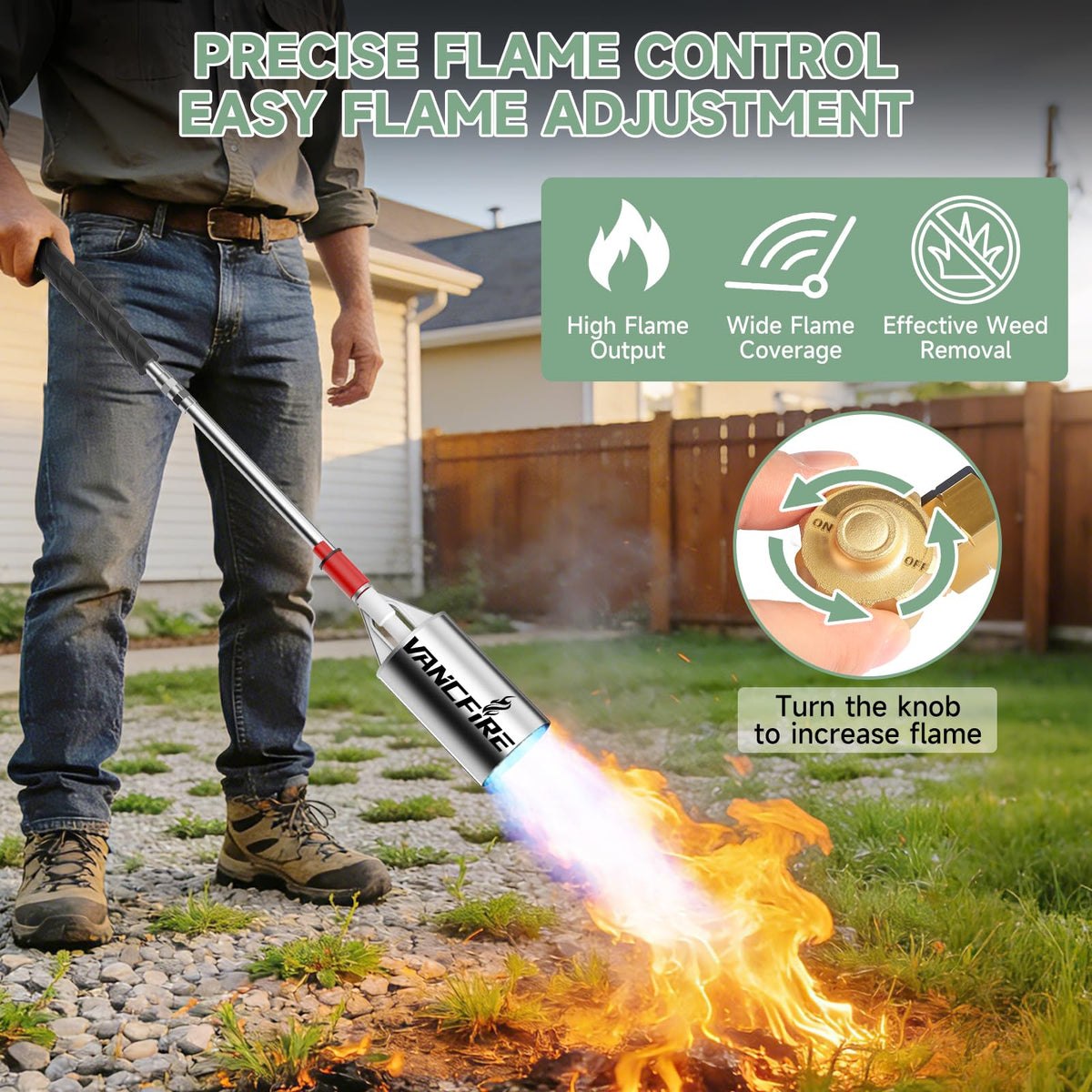 VANCFIRE 34-inch extension lets you work without bending