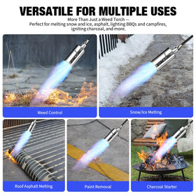 CSA-certified igniter and hose ensure safe, reliable operation.