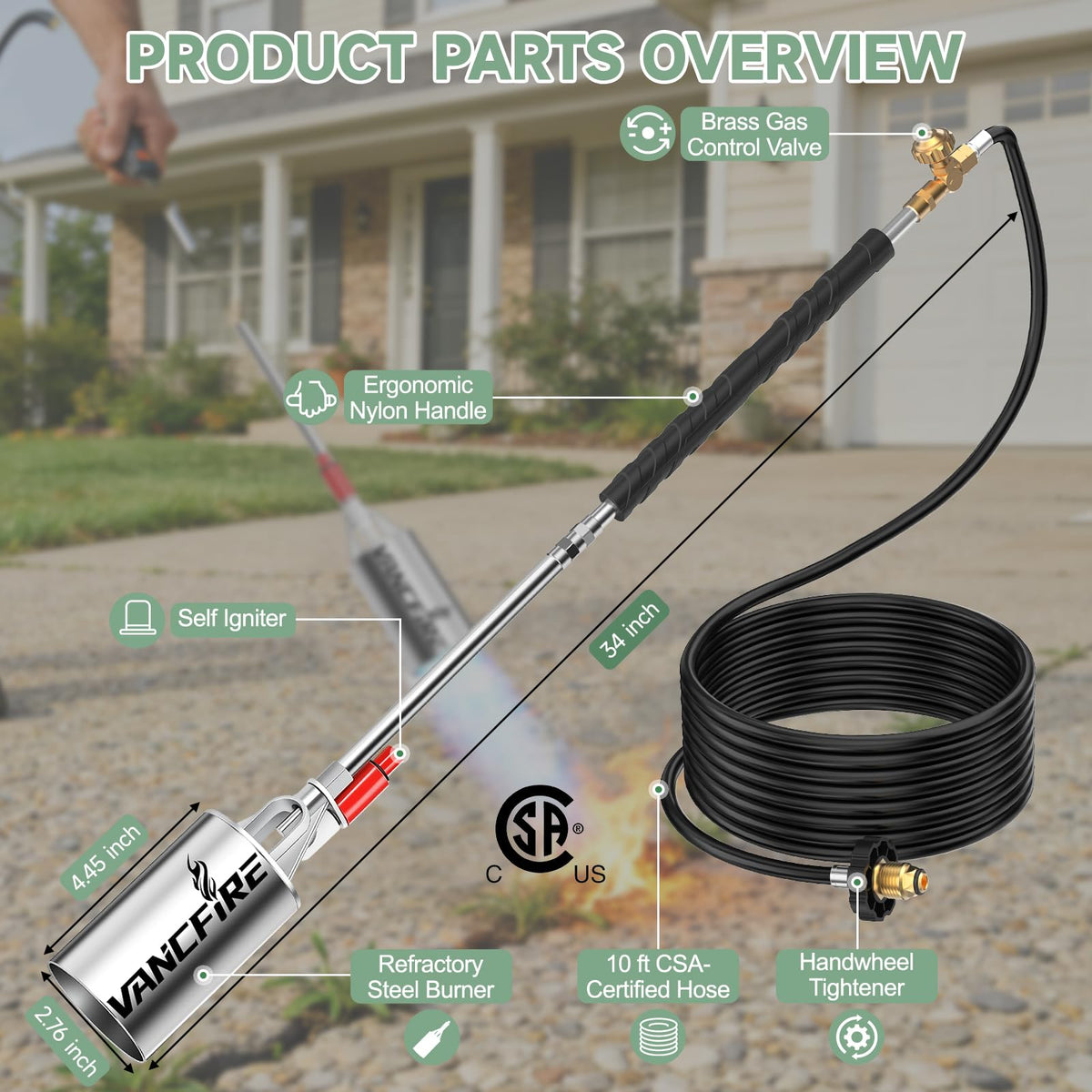 VANCFIRE advanced ignition and flame control enable quick startup