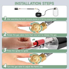 VANCFIRE self-igniter enables quick, safe startup and flame control