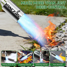Heat-resistant steel nozzle on VANCFIRE torch