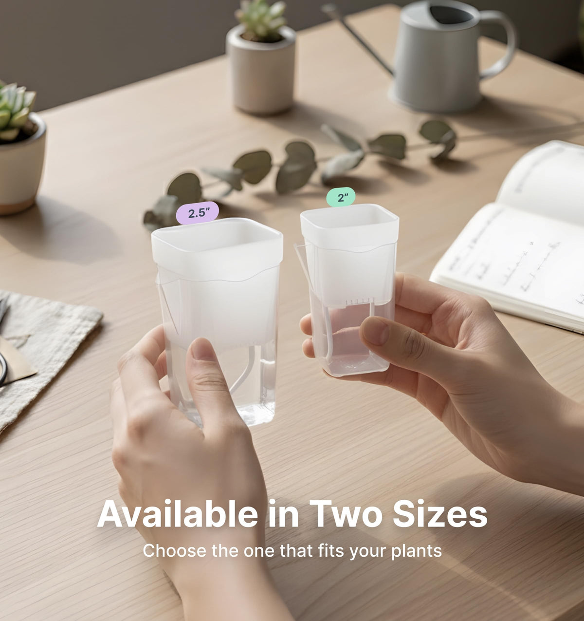 Includes 12 frosted plant tags for labeling cuttings.