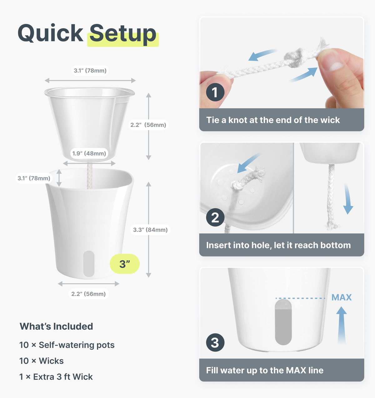 Vandorelle built-in reservoir with side window for easy water checks