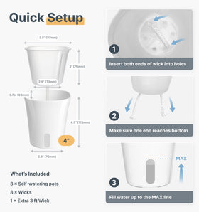 Vandorelle includes extra 3ft wick cord for long-term use