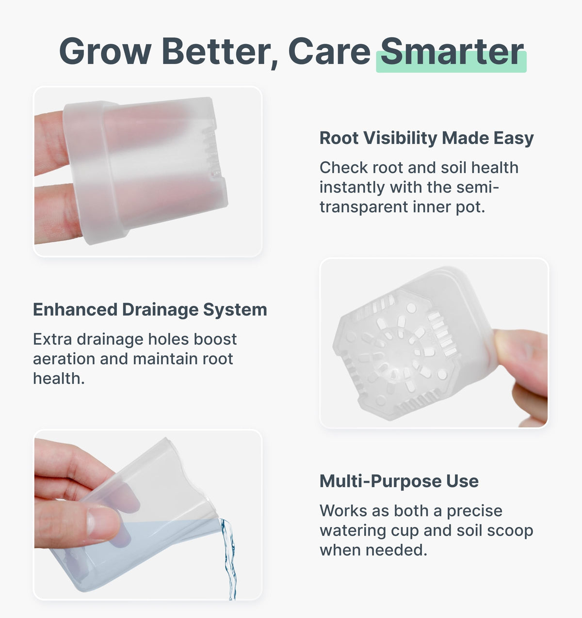 Wick system provides steady moisture for delicate cuttings.