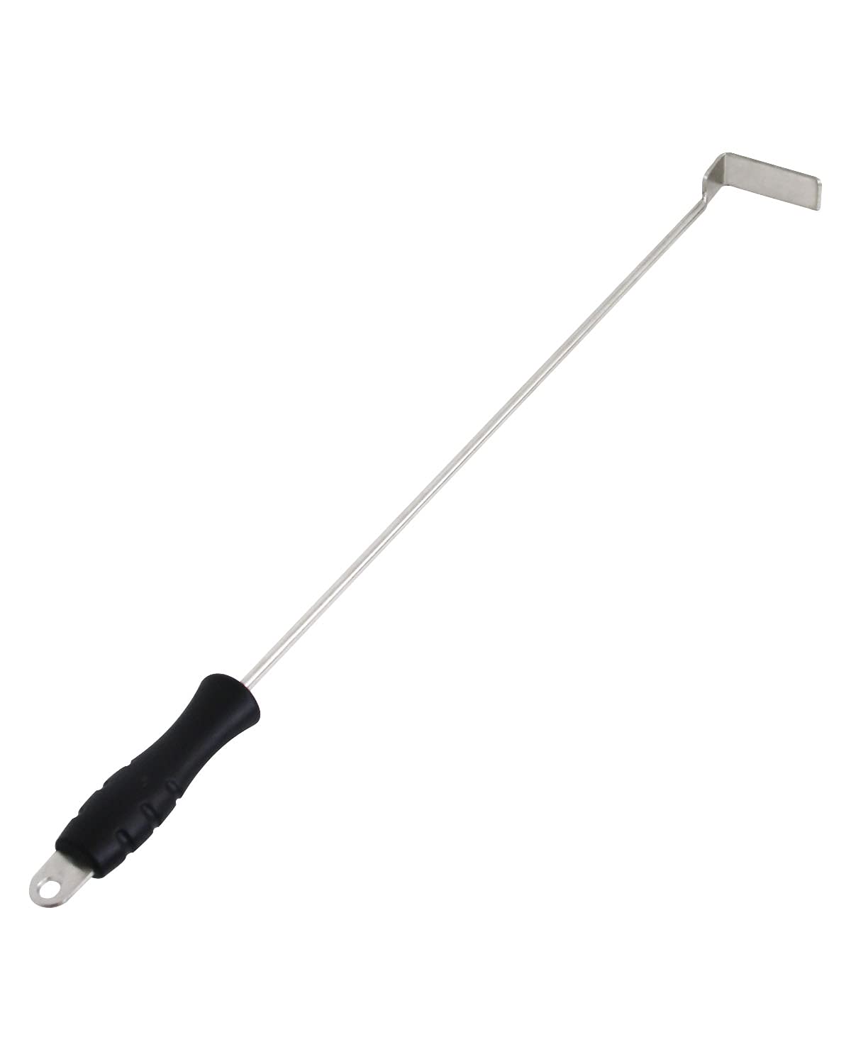 Vankey 18-inch ash tool for Kamado Joe enables easy ash removal.