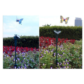 Vanki hand-painted fluttering wings with random colors for yard charm
