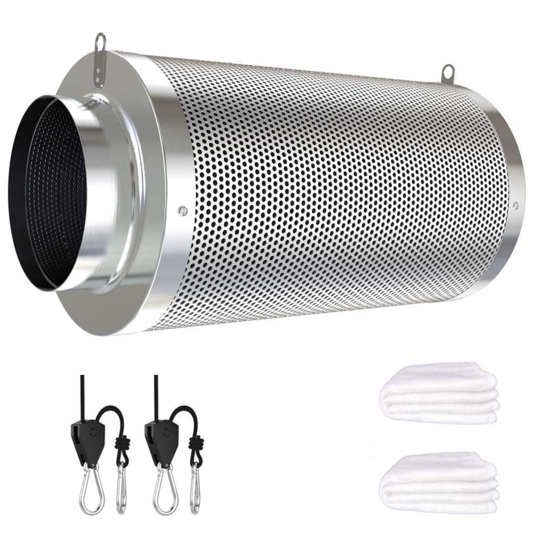 vanleno 4inch carbon filter with Australian virgin activated carbon for odor control in grow tents