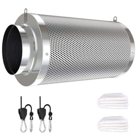 vanleno 4inch carbon filter with Australian virgin activated carbon for odor control in grow tents