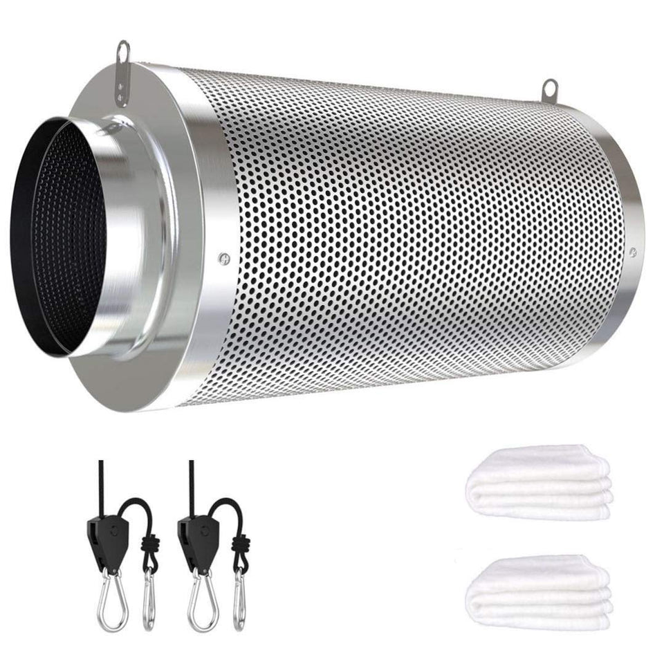 vanleno 4inch carbon filter with Australian virgin activated carbon for odor control in grow tents