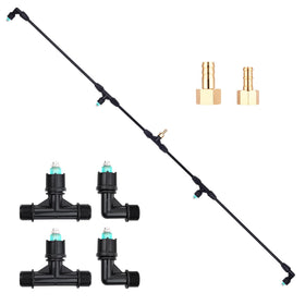 VANPET 4-Nozzle Sprayer Boom Wand delivers wide coverage for large lawns and fields.