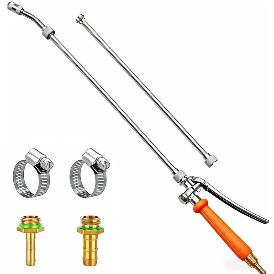VANPET 44in metal sprayer wand extended for comfortable weed spraying