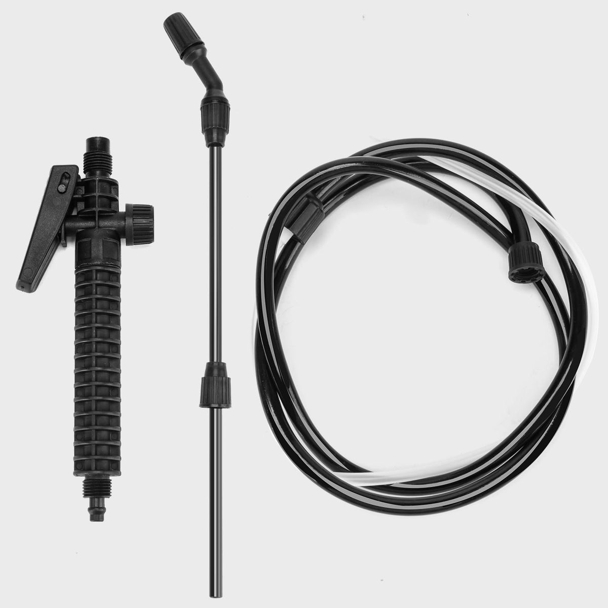 VANPET adjustable nozzle wand enables mist or direct spray.