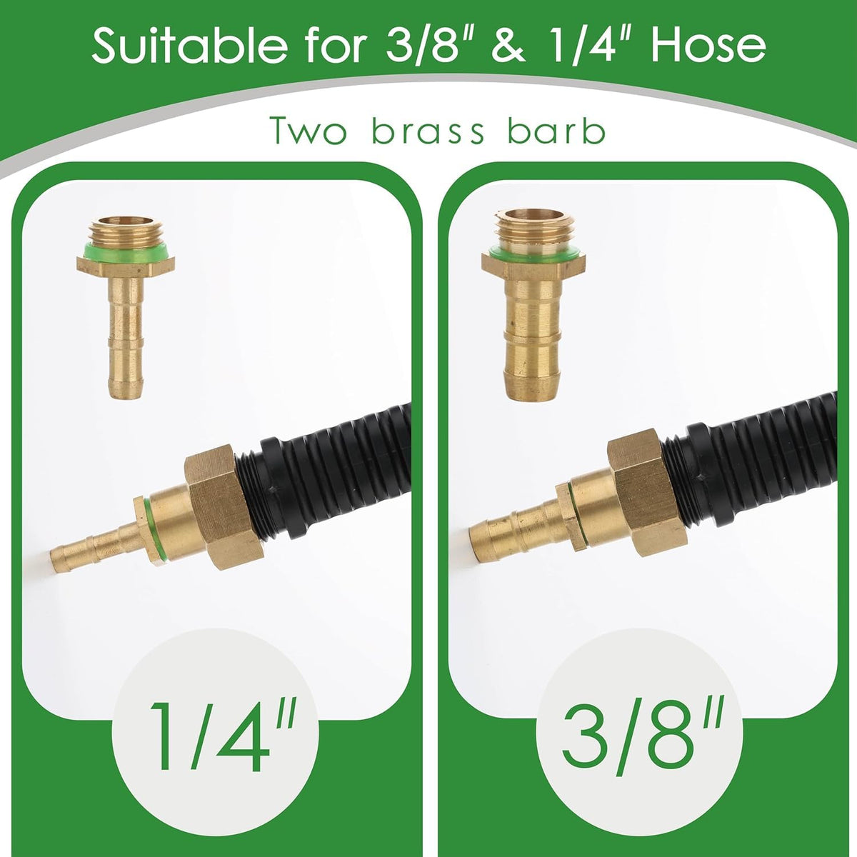 VANPET installation aids with hose clamps for a leak-free setup