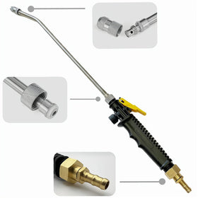 VANPET locking handle reduces hand fatigue during extended spraying sessions.