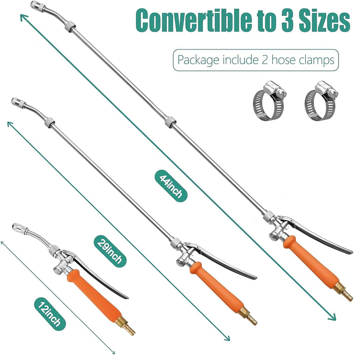 VANPET locking-handle design allows continuous spray with reduced hand fatigue