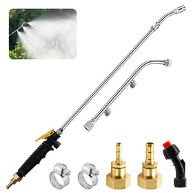VANPET pump sprayer wand with 3 nozzles offers versatile spray for gardening tasks.