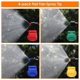 VANPET Sprayer Boom Wand yellow nozzle delivers a gentle mist for seedlings.