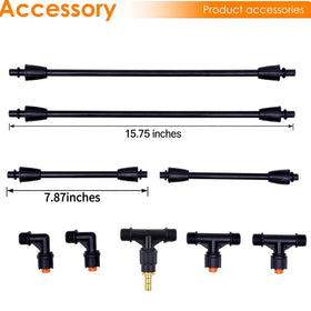 Vanpet yellow nozzles deliver balanced flow for lawns and crops