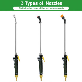 Vanpet sprayer wand brass barbs provide secure hose connection and durability.