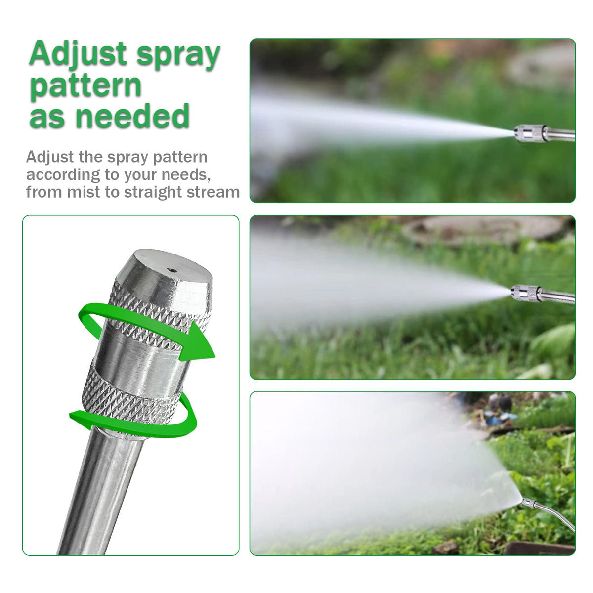 Vanpet sprayer wand easy installation simplifies upgrading your hose system.