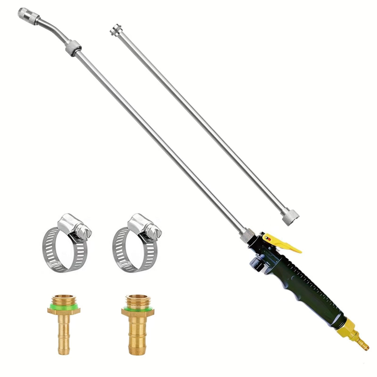 VANPET sprayer wand with retractable lengths for extended outdoor cleaning reach.