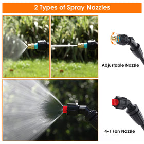 VANPET 360° swivel brass head enables precise spray reach in tight spaces.