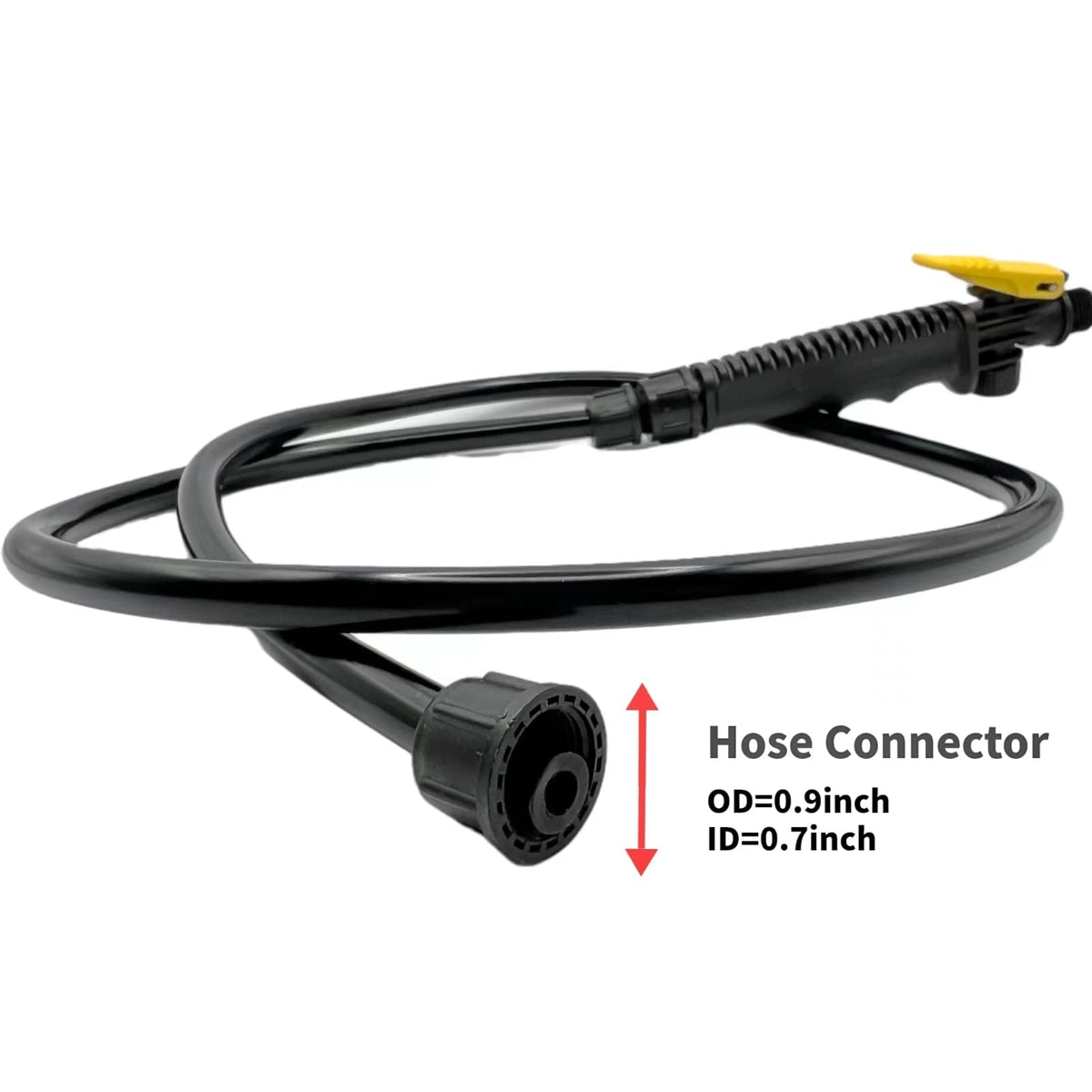 Vanpet trigger wand with locking handle reduces hand fatigue.