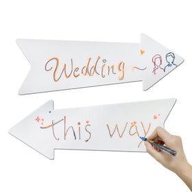 VANQOU wedding directional sign guiding guests clearly