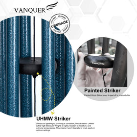 Vanquer blue chimes enhance garden decor with a peaceful, zen-like presence.