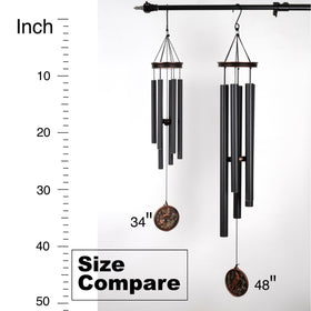 Vanquer wind chimes wood striker and sturdy cord for lasting use outdoors