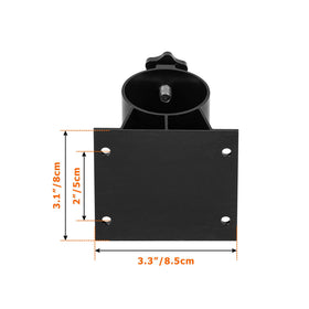 VANROUG adjustable-pole-size compatibility suits 1.3–2 inch poles