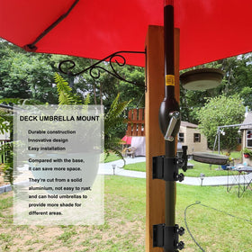 VANROUG easy-installation clamp-mount for quick setup
