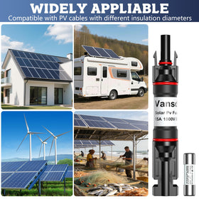 Vansdon DC-side protection supports reliable PV system protection against overcurrent.