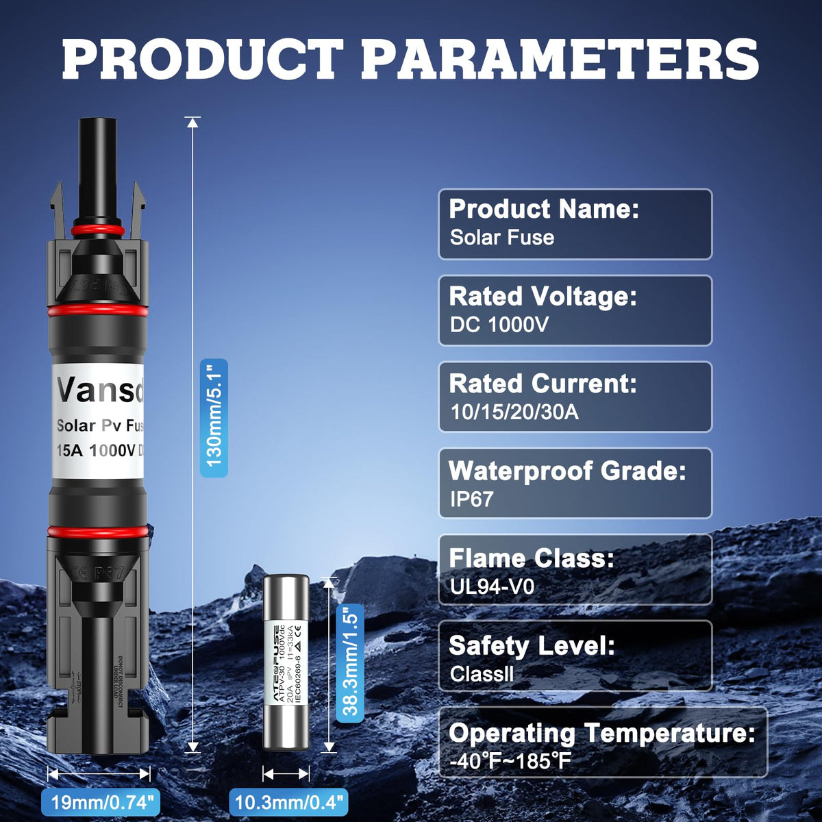 Vansdon compatible with most solar panels, inverters, and controllers.