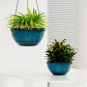 Vanslogreen 2-pack hanging planter 10-inch size fits a variety of plants.
