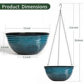 Vanslogreen drainage holes and plugs enable customizable watering for each plant.