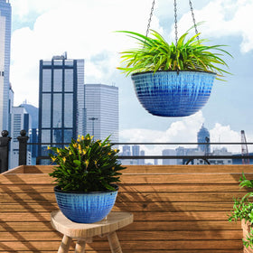 Vanslogreen indoor/outdoor use planters suit balcony, windowsill, or living spaces.