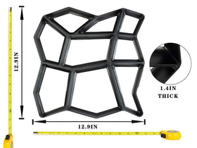 VanSmaGo molds withstand outdoor use; a simple rinse cleans after each project