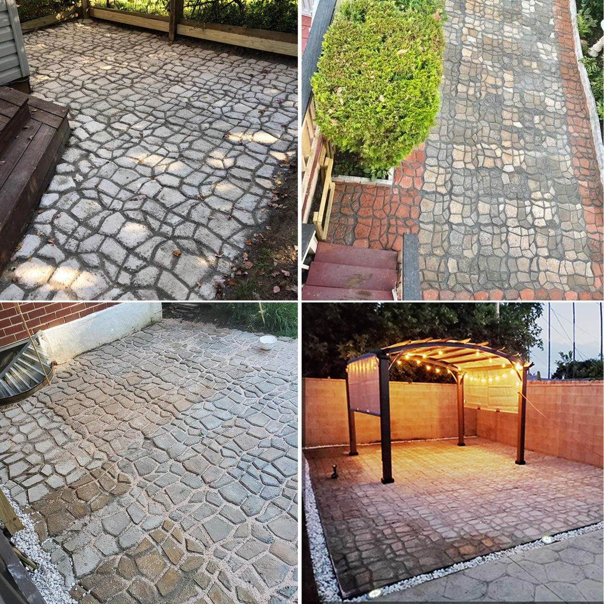 VanSmaGo path layout idea demonstrates easy placement for a winding walkway
