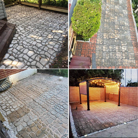 VanSmaGo path layout idea demonstrates easy placement for a winding walkway