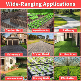 Vanver installation image shows plant bed planning with grid guides