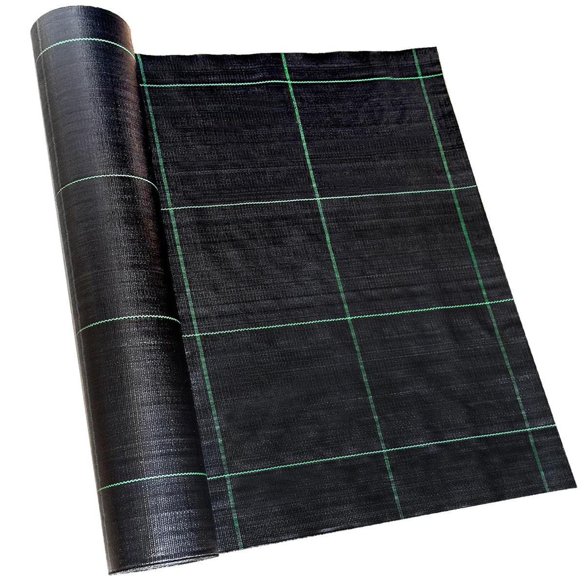 Vanver 3ft x 100ft landscape fabric grid design view shows planting ruler feature