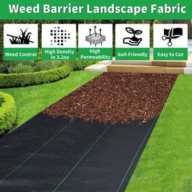 Vanver geotextile fabric under gravel setup showing permeability