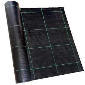 Vanver grid design landscape fabric aids precise planting and bed layout
