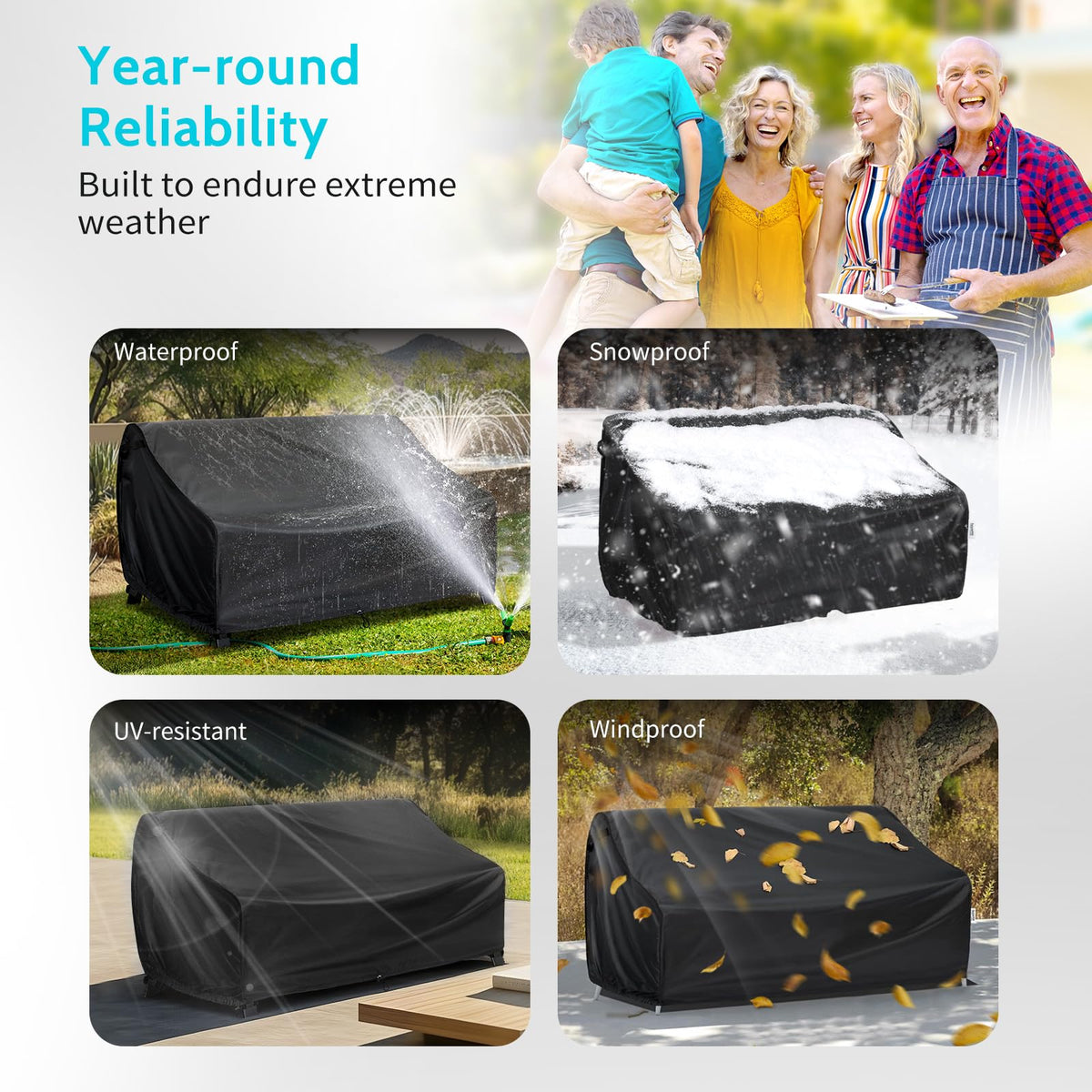 VARIETYFACE adjustable cord and straps secure on windy days
