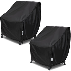 VARIETYFACE chair cover shows adjustable hem for a snug, weather-resistant fit