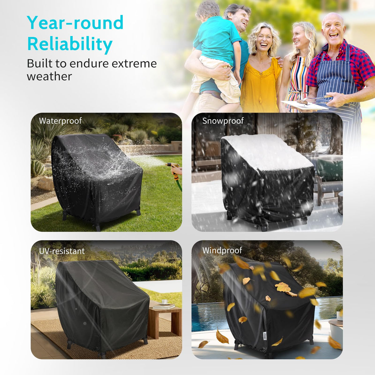 VARIETYFACE windproof straps keep chairs secure during breezy days
