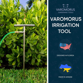 Varomorus 37-inch stainless steel tool highlighting durability.