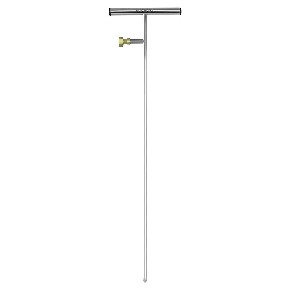 Varomorus Deep Root Irrigator with T-handle for precise root watering.